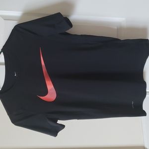 NIKE DRI- FIT short sleeves Tee black Large
